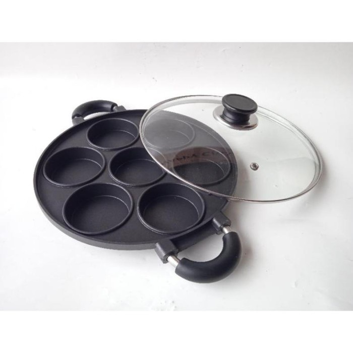 Nemt Happy Call Cetakan Telur Ceplok 7 Lubang Alat Membuat Kue Martabak