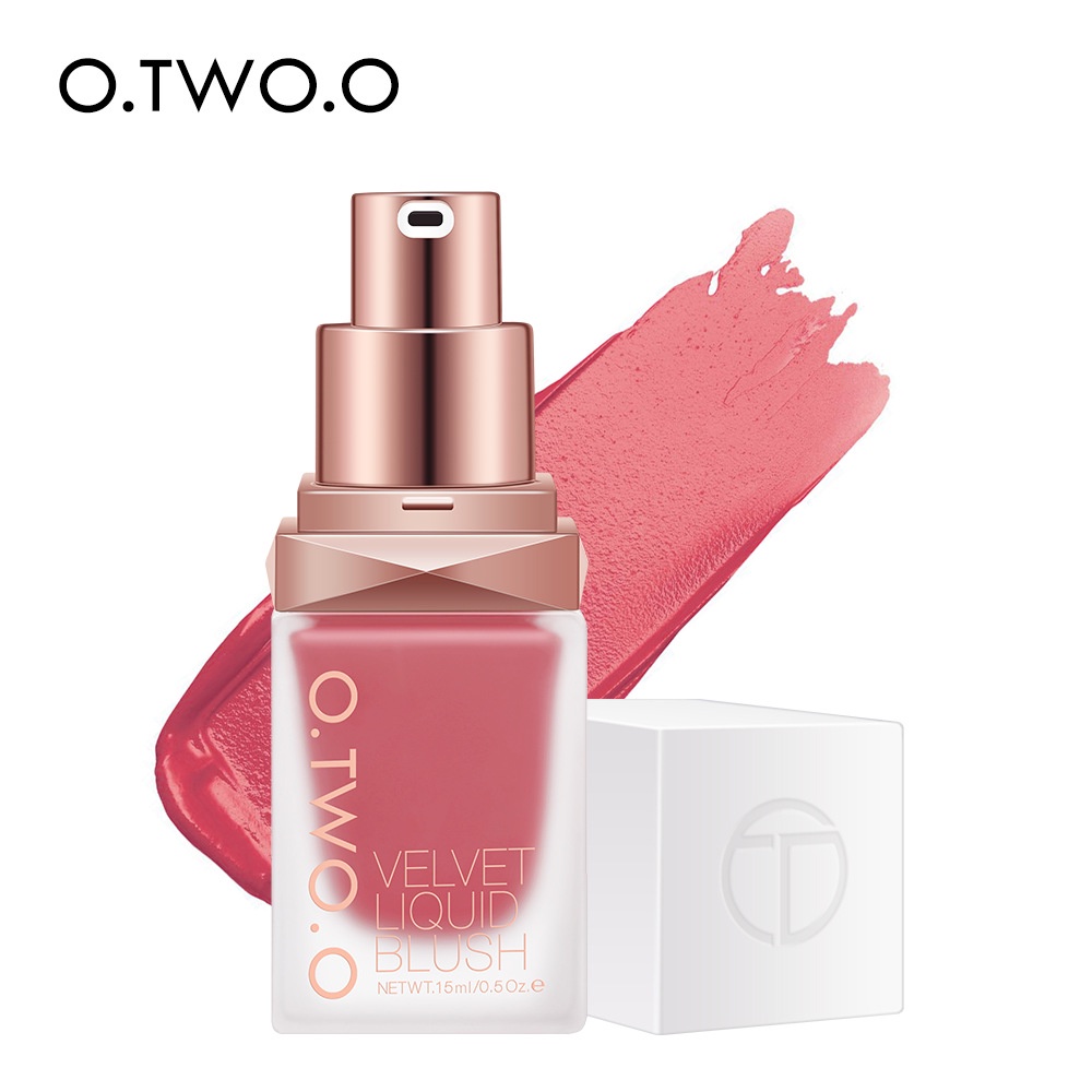 [100%ORIGINAL] O.TWO.O Liquid Blusher On Long Lasting Natural Blusher Face Cheek Make Up/ SC023