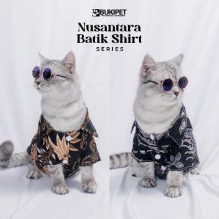 baju kucing anjing kelinci monyet lucu aksesoris hewan kecil - NUSANTARA BATIK SHIRT