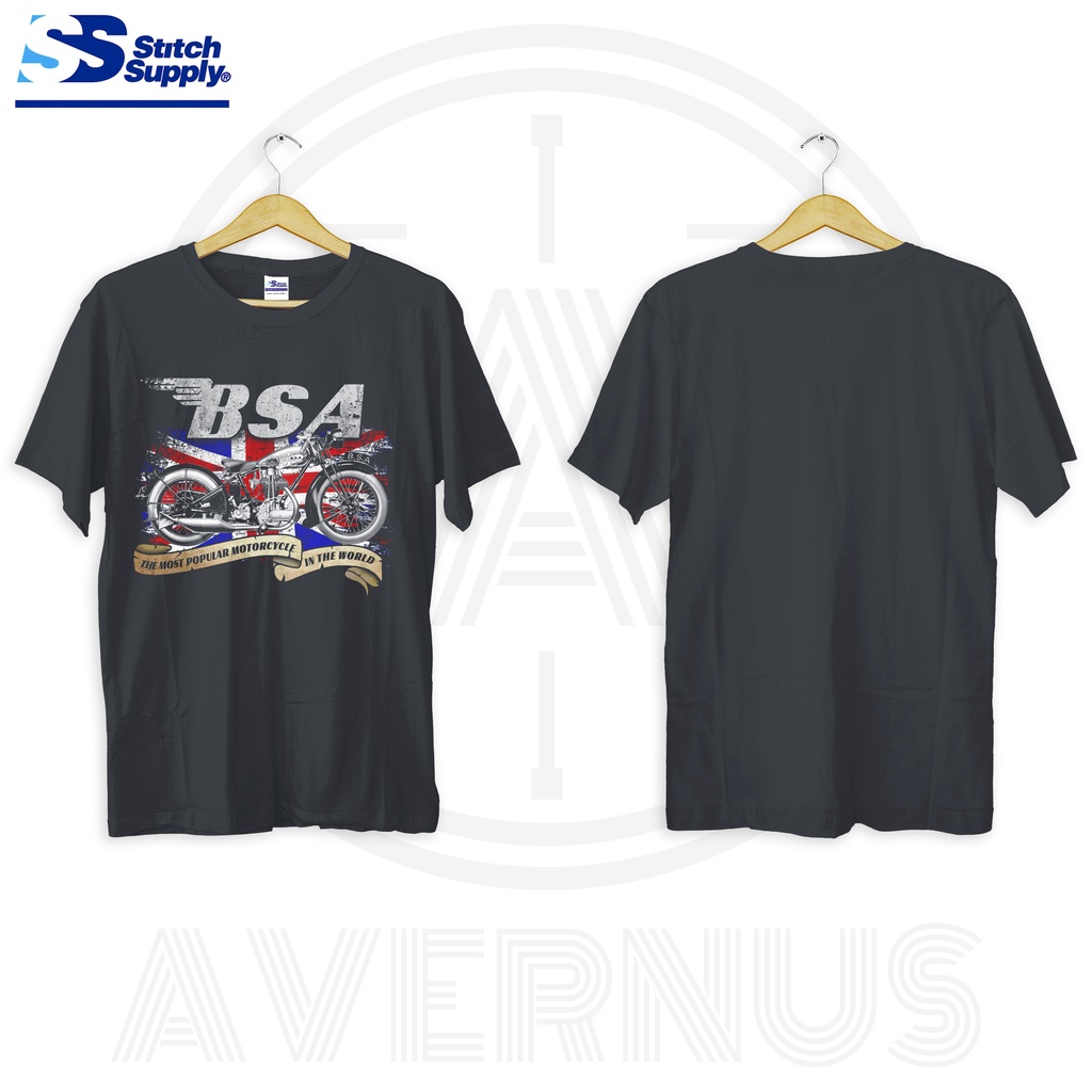 Kaos Motor / Bikers BSA Vintage Made In England