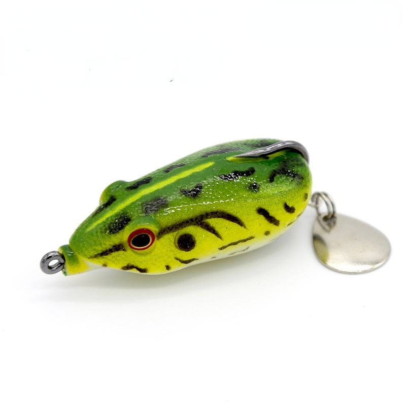 Umpan Katak Casting Pemikat Kodok Pancing 5.5cm 14g Single Hook Soft Bait Lure Jump Frog Lure