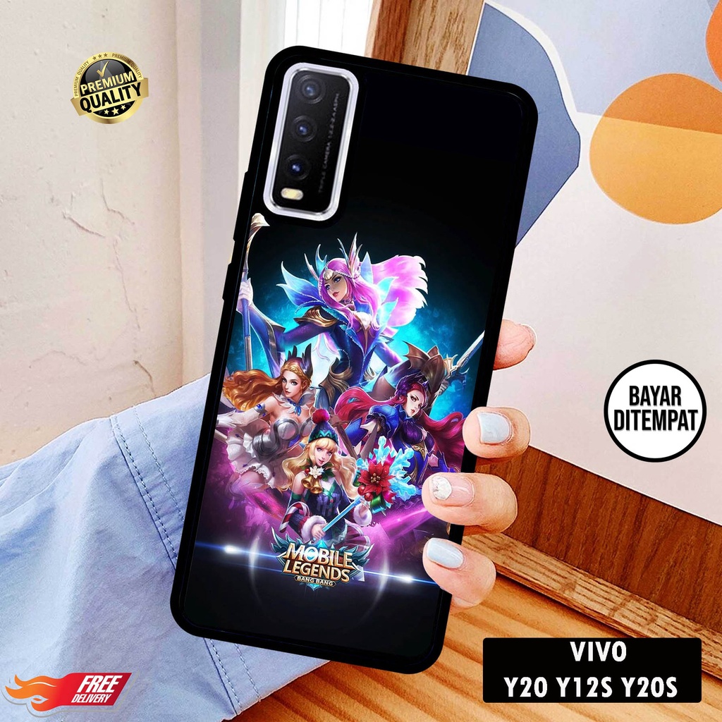 [COD]Promo Case Vivo Y20 Y12s Y20s Casing Hp Motif Mobile Legend Aesthetic Bisa Type Lain Gambar Des
