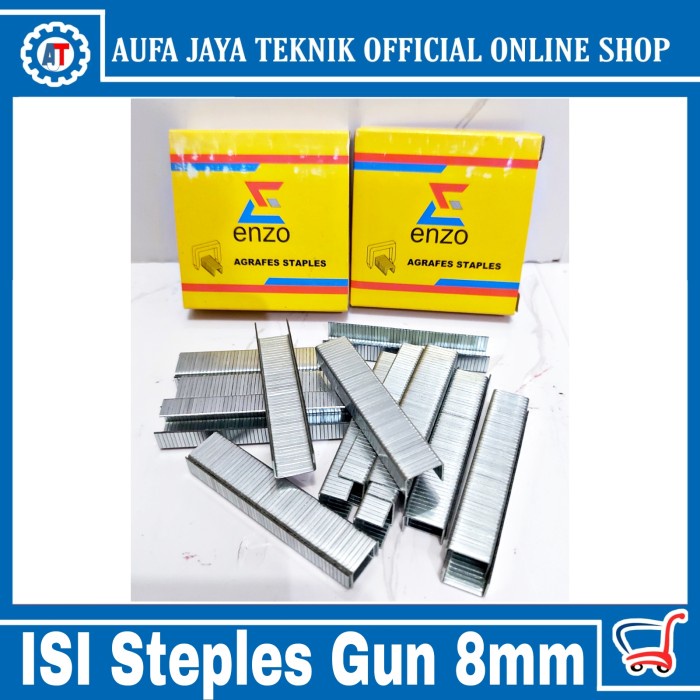 

isi steples tembak 8mm 1000pcs, /Steplea GUn