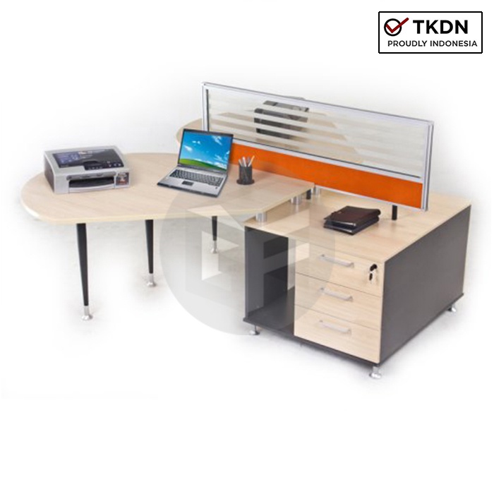 Jual Meja Partisi / Workstation Kantor / Meja Kerja Kantor Aditech FRW ...