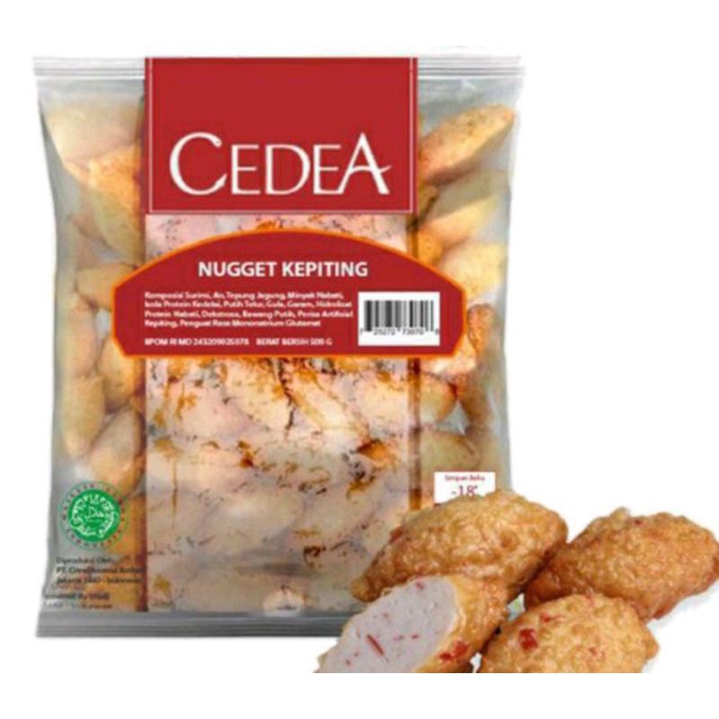 

Cedea Nugget Kepiting 500g