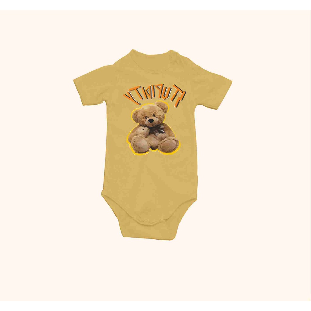 Baju Bayi Jumper Bodysuits Katun Bear jumpsuit baby newborn