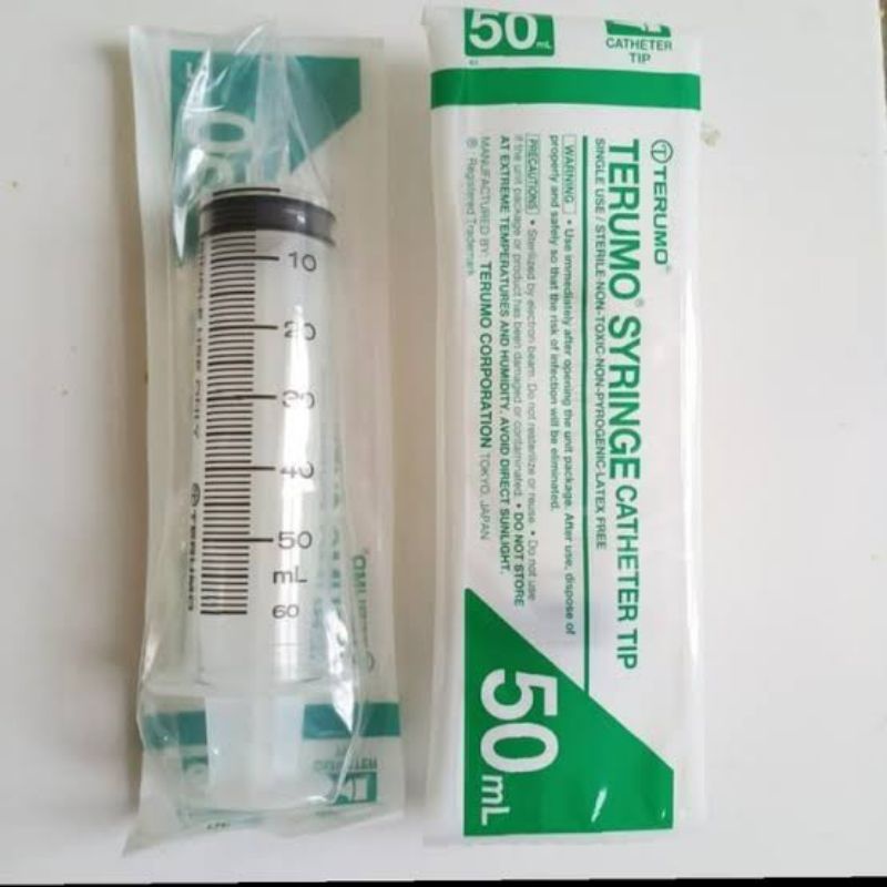 Spuit 50cc Terumo lubang tengah / Spuit 50cc Terumo lubang pinggir / Spuit 50ml Terumo lubang tengah / Spuit 50mlTerumo lubang pinggir