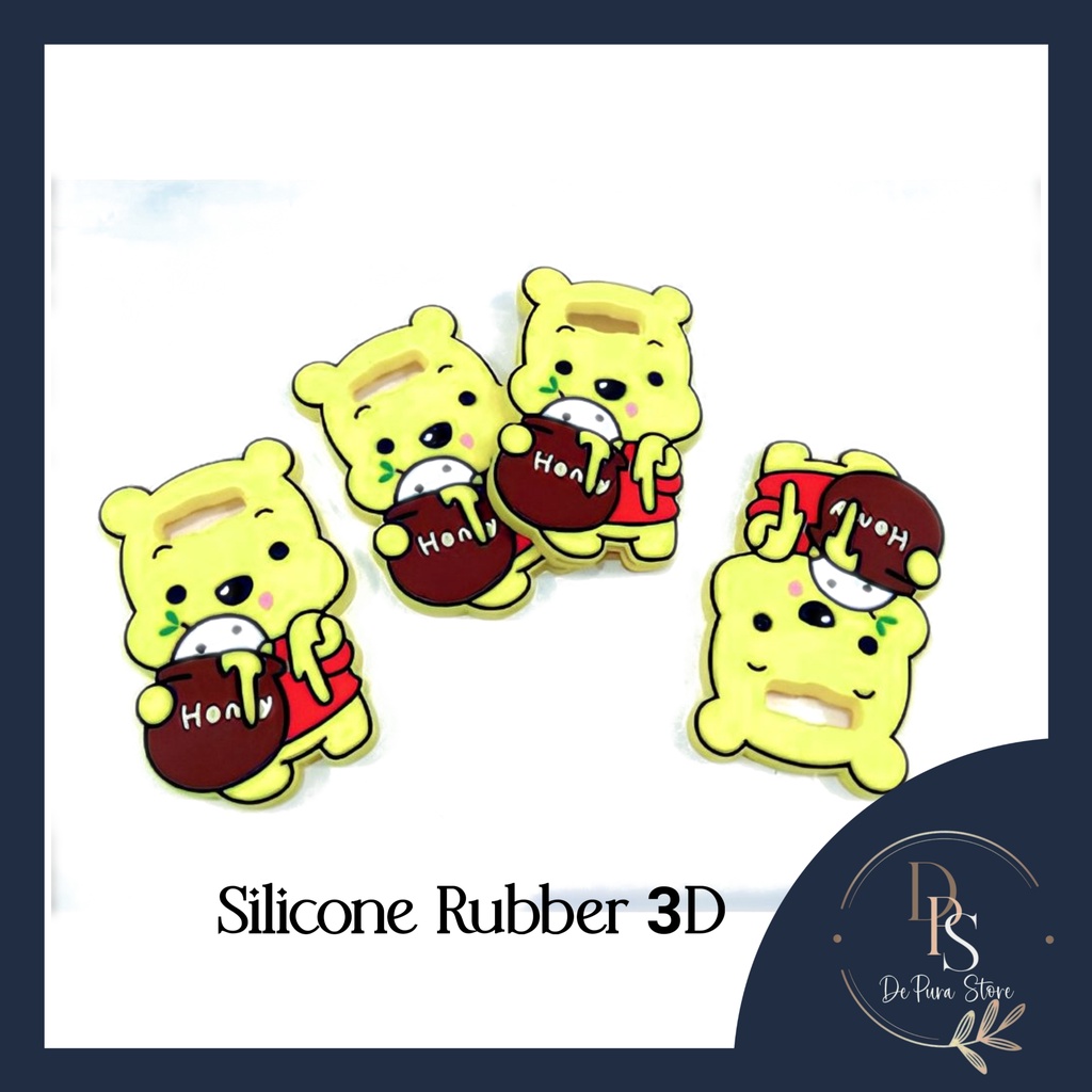Silicone Rubber 3D Case Samsung & Oppo Winnie The Pooh Edition