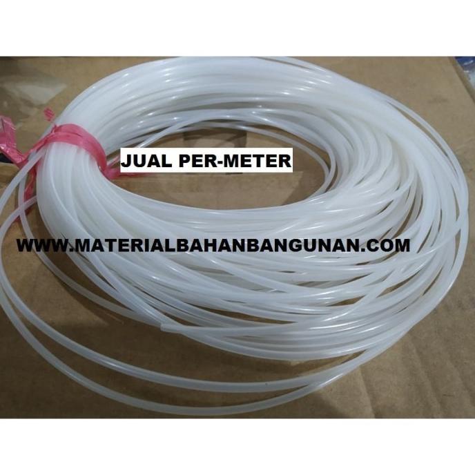 Selang Micro 2.9 mm Putih Kecil Slang Air Sedotan Bening Permeter Depo citrab44 Diminati Banget