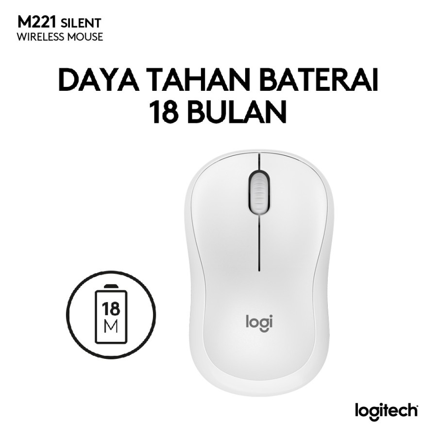 Mouse LOGITECH M221 Silent Wireless | ITECHBALI