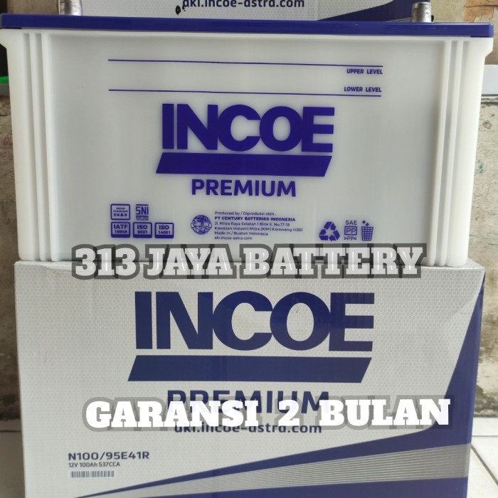Aki basah Incoe N100 premium 100amper Truck, kapal, Alat berat