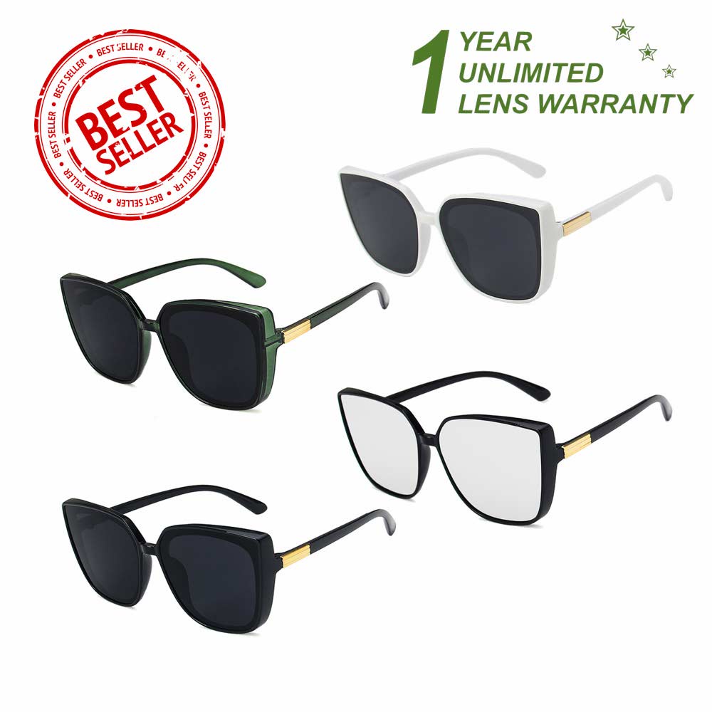 Kacamata UV400 - Anti Radiasi - Sunglasses Wanita Korea - HM8146 ( Group Solo ) D