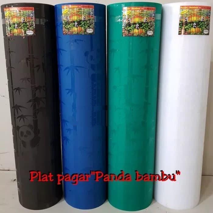 Fiber Pagar Motif Panda Bambu