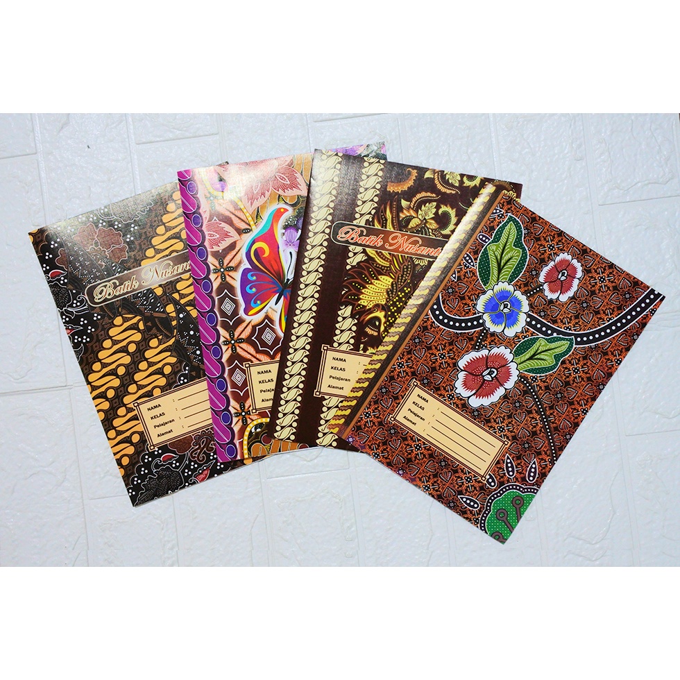 

(ISI 20 LMEBAR) Sampul Buku Batik Kwarto BAHAN TEBAL (Ukuran Buku SIDU)