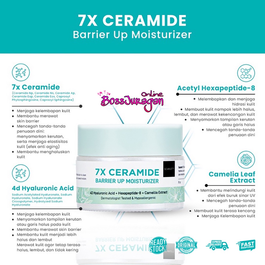 (BOSS) Scarlett Whitening 7X Ceramide Moisturizer