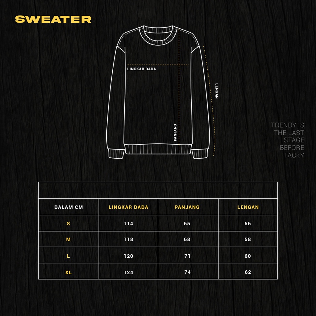 HIPNOP  Sweater SANTA SKATE Sweater Outerwear Pria CrewNeck Unisex