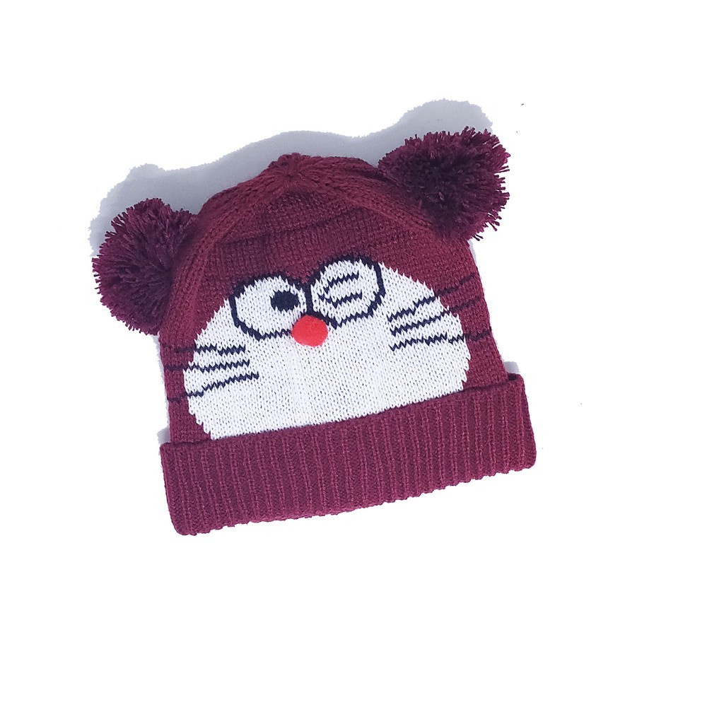 Topi Kupluk Bayi Doraemon Topi bayi Laki Laki Topi Bayi Perempuan Cewek usia 0 sampai 2 tahun