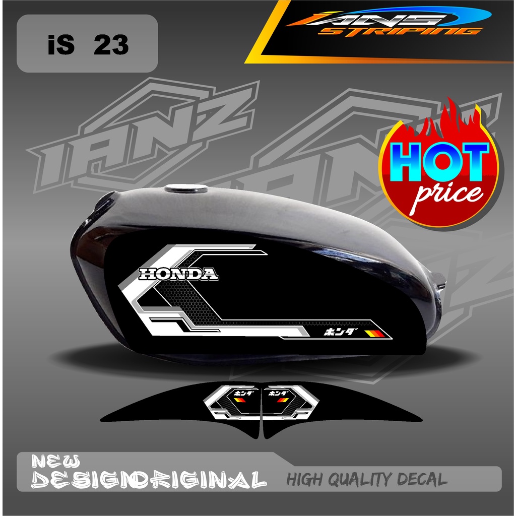 DECAL STRIPING LIST TANGKI CB100 HOLOGRAM / NON HOLOGRAM IS23