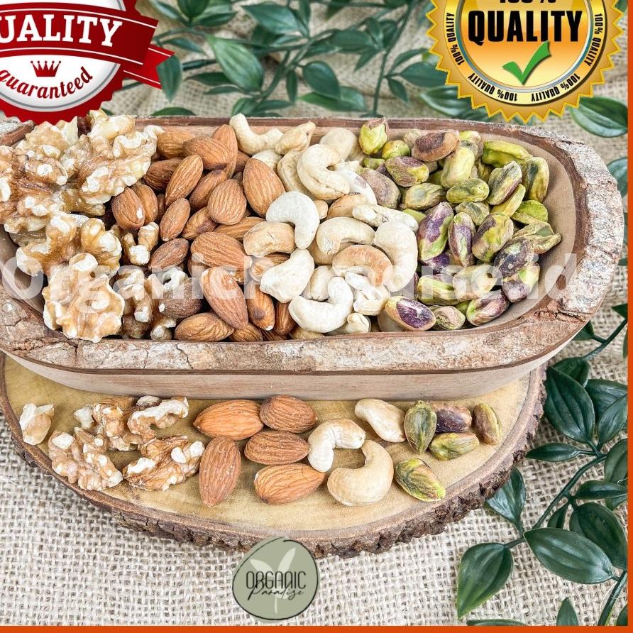 

♔ Kacang Campur Panggang Mix 500 gram / Healthy Roasted Mix Nuts 500 gram Premium Quality ♚