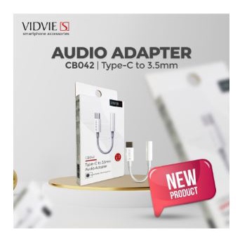 Type-c male to 3.5mm audio female adapter vidvie s for earphone headset cb042 cb-042 - Usb-c to 3.5 aux