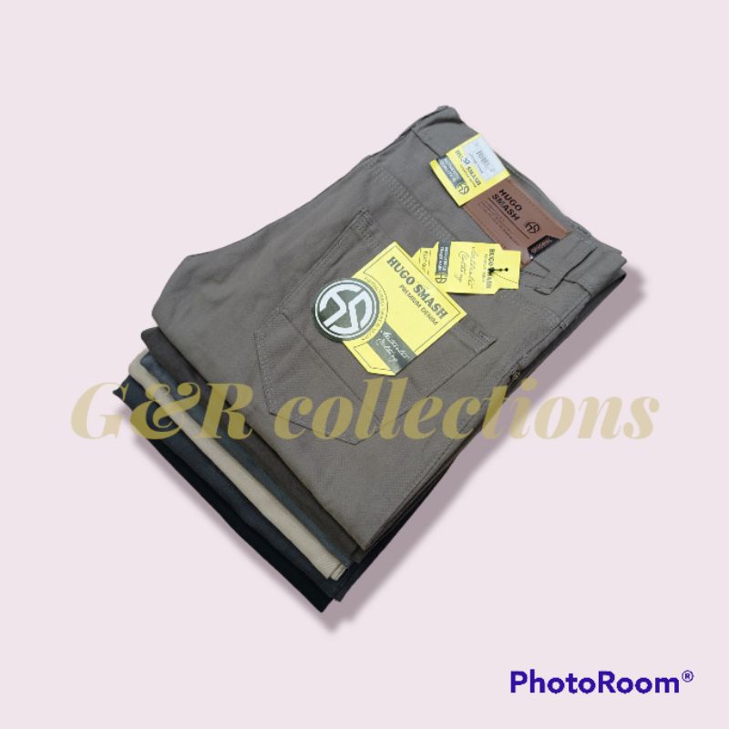 Celana Panjang Pria Big Size Celana Panjang Standar Kanvas Soft Celana Panjang Standar Reguler Warna