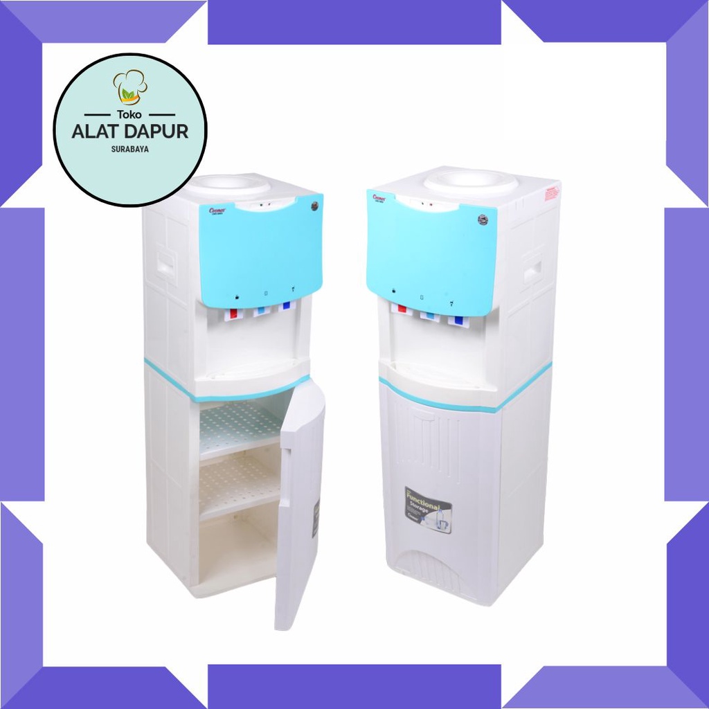 Cosmos dispenser galon atas panas dingin normal 3 kran CWD 5603 Hot Cool CWD5603  (GOJEK/GRAB)