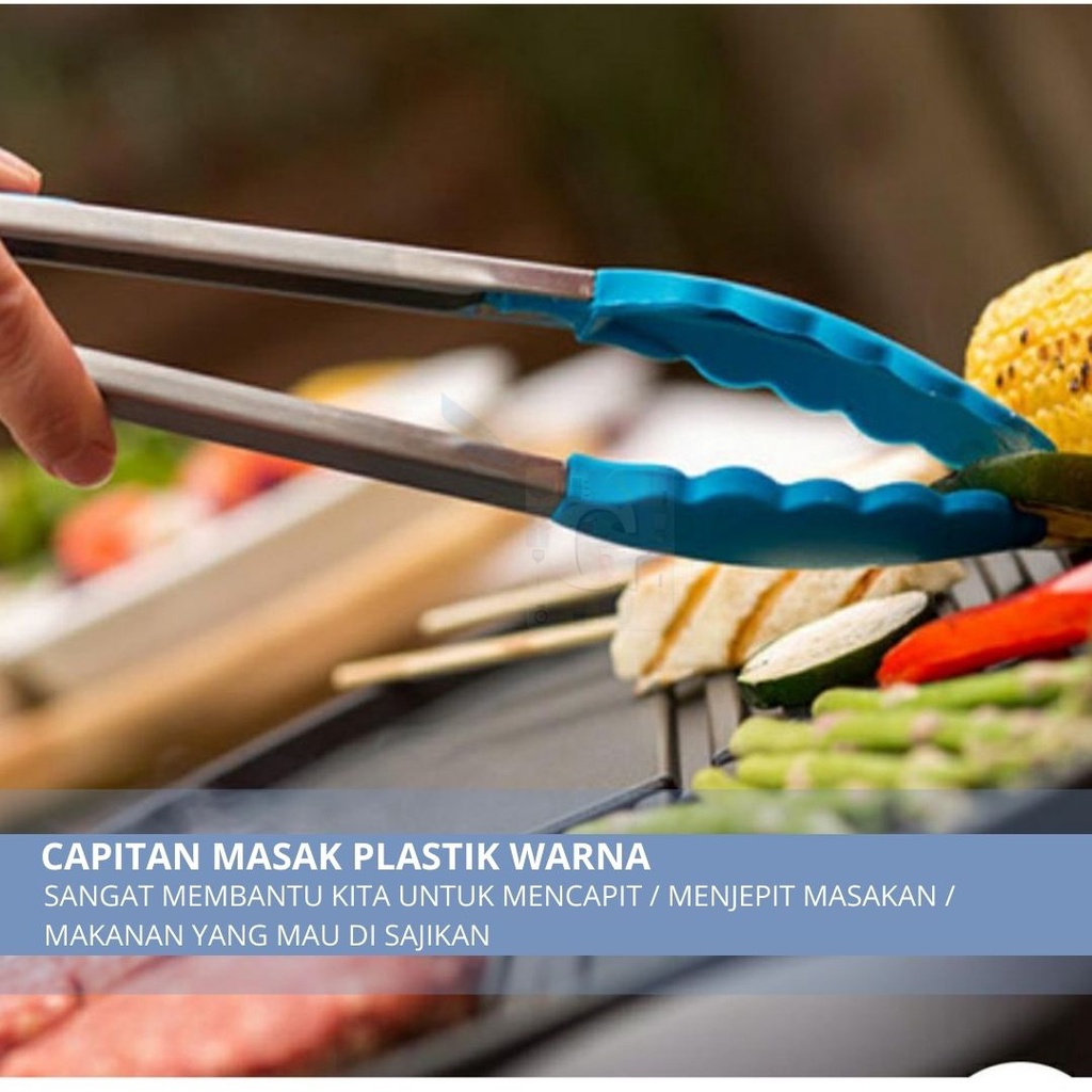 Capitan Masak / Jepitan Masak Daun Warna Plastik Foodgrade