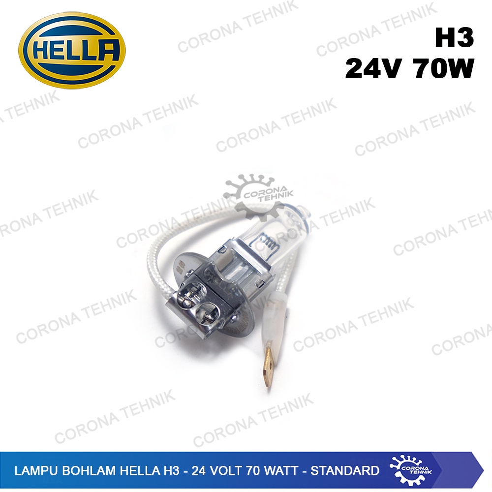 H3 - 24 Volt 70 Watt - Standard Lampu Bohlam Hella