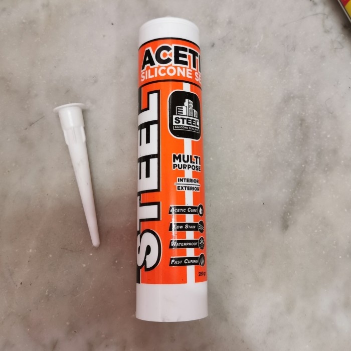 Lem Lem Kaca Aquarium Hitam / Putih / Lem Sealant Silicone