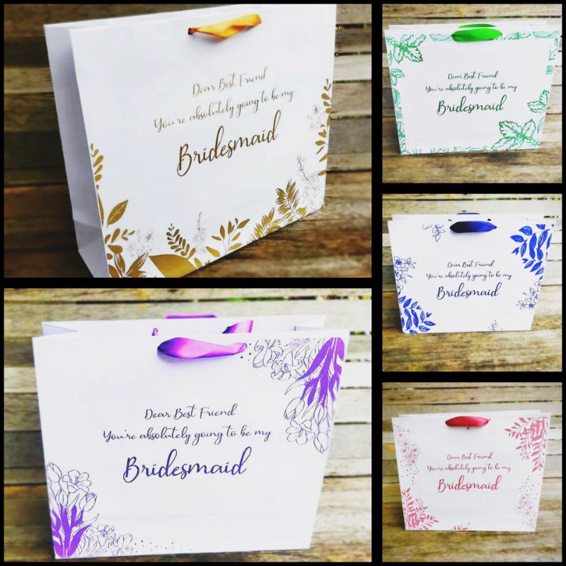 

CUSTOME PAPERBAG SABLON BRIDESMAID