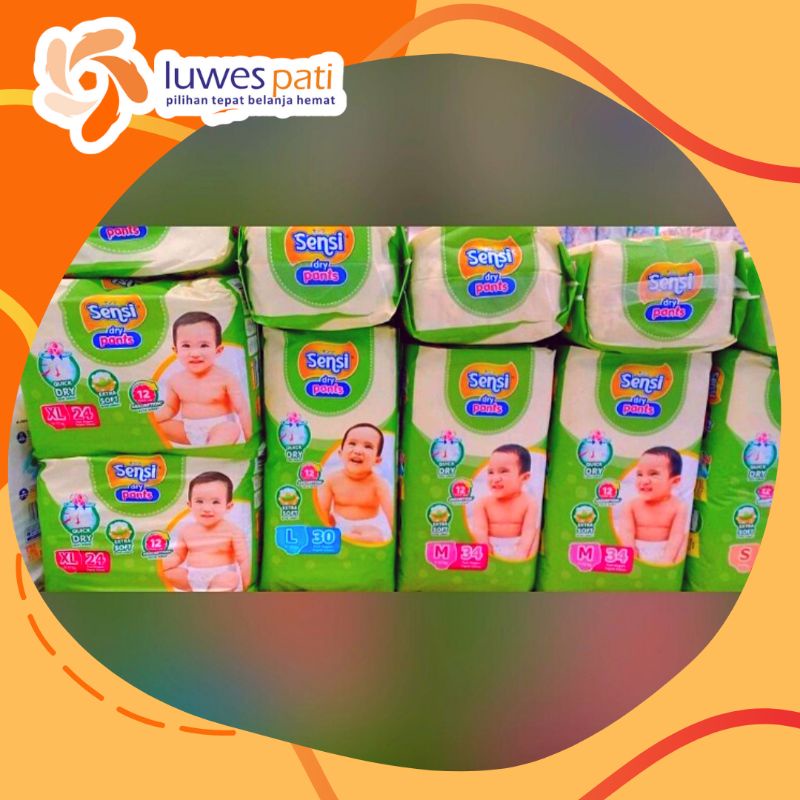 PAMPERS SENSI S,M,XL,XXL
