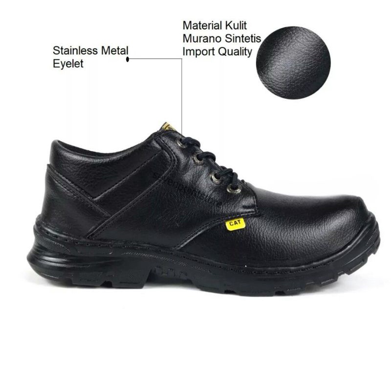 Sepatu Safety  Pria sepatu safetyUjung Besi sepatu safety Warna Hitam sepatu  Safety Pria