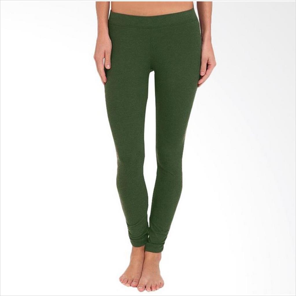 MJS 851 - Legging Panjang Standart Leging wanita Dewasa Bahan Spandex Warna Polos