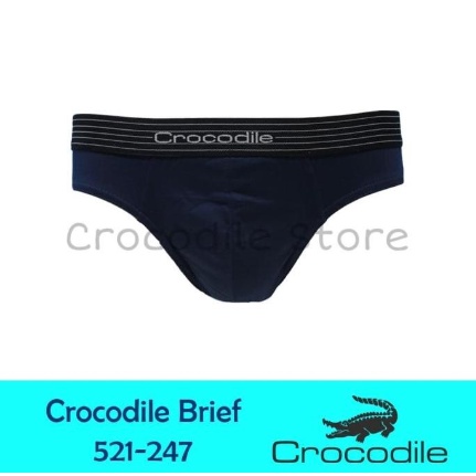 3 Pcs Celana Dalam Pria Crocodile CR 521-247 100% Katun