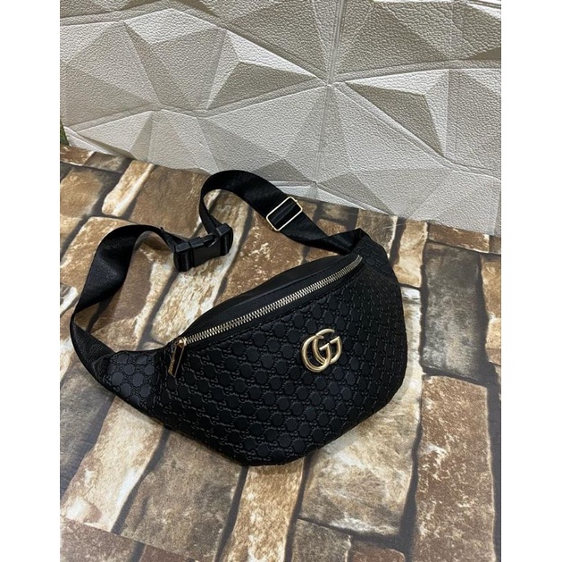 Tas Pinggang Wanita Bahan Emboss // Waistbag Wanita // Tas Fashion Wanita // Fashion Kekinian