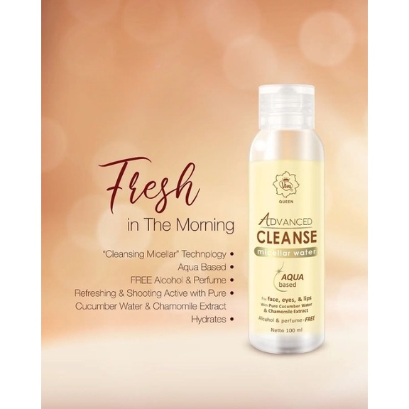 ✿ MADAME ✿VIVA QUEEN ADVANCED CLEANSE MICELLAR WATER - PEMBERSIH MAKE UP BPOM