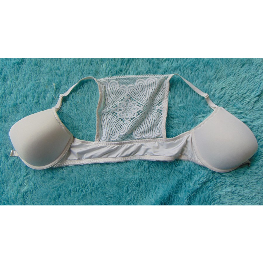 BRA SAMPLE BRANDED WHT 1947 SIZE 34B (75B) KAIT DEPAN PUSH UP BRA