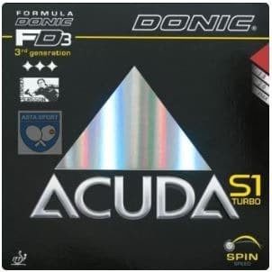 Bat Donic Acuda S1 Turbo / Karet Bet Pingpong