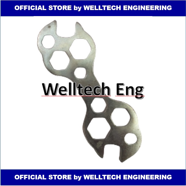 KUNCI RING PAS KOMBINASI KUNCI 8 9 10 12 13 14 15 17 STAINLESS STEEL