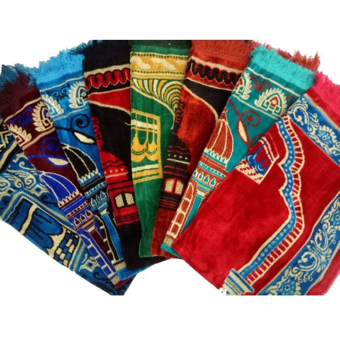 Sajadah Sajadah Turki Timbul Besar Izmir(S8A5) Sajadah Wangi Turki Yakar Sajadah Wangi Premium REAL 