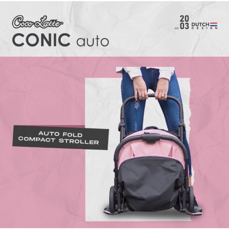 Preloved Stroller Cocolatte Conic Auto Folding