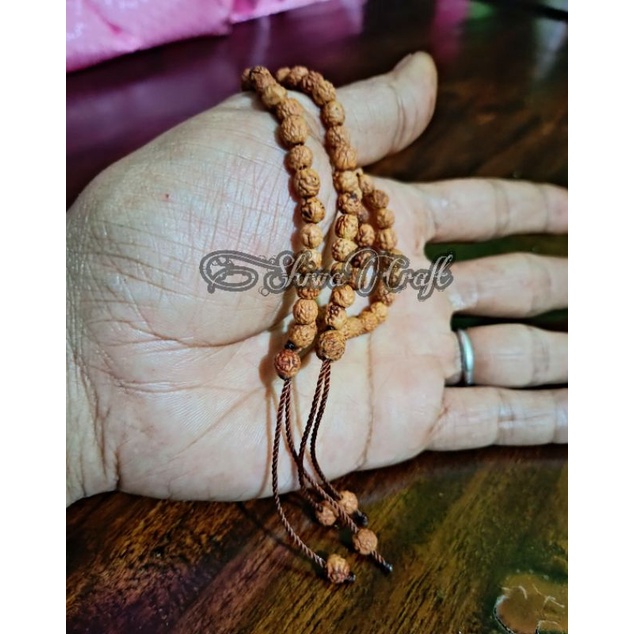 Tasbih biji bidara arab gelang 33 butir 5-6mm ASLI SIDR