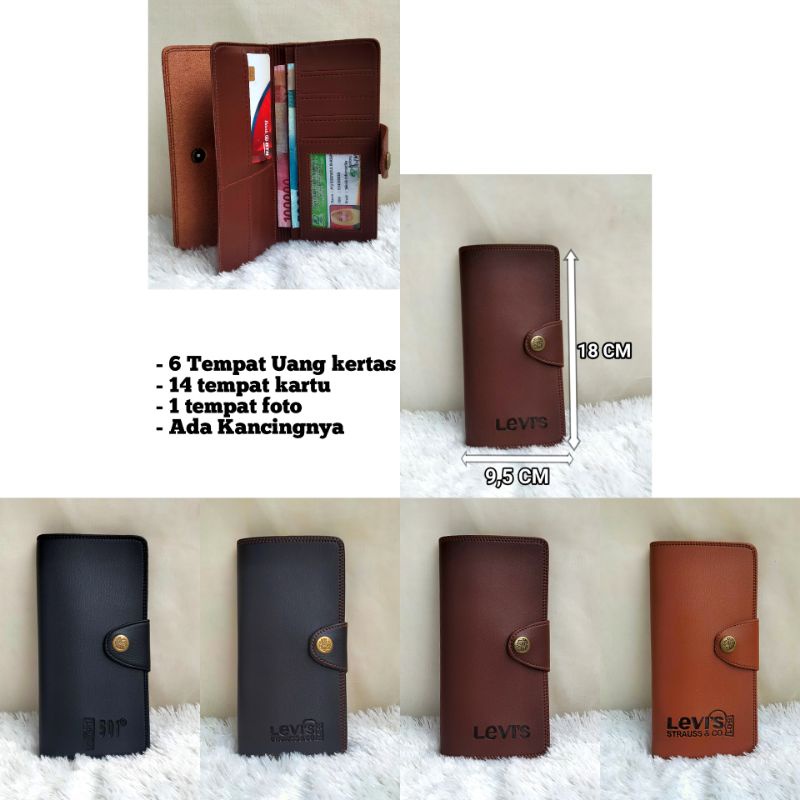 DOMPET PRIA PANJANG KANCING