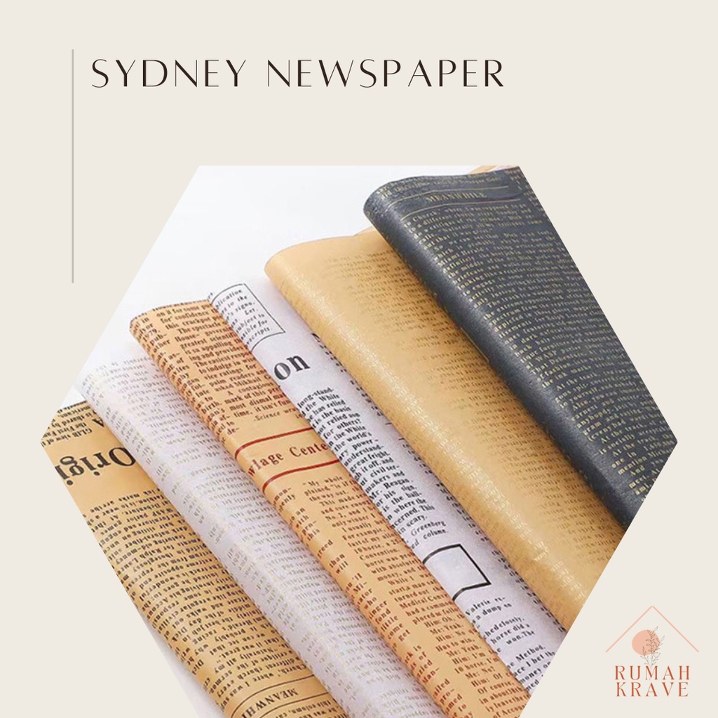 

RUMAH KRAVE - Sydney Newspaper Kertas Tissue Carang Bunga Buket