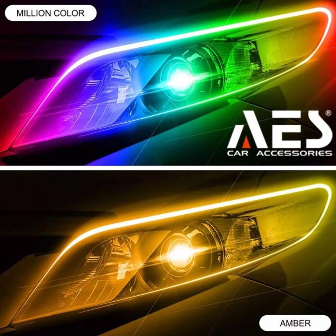 DRL RGB AES HURACAN SOFTLED 60 CM MERK AES DAY RUNNING LIGHT AES S2667