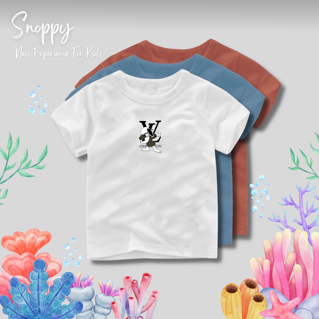Kaos anak laki laki dan perempuan LV| Baju pakaian anak umur 1 - 12 tahun| Setelan atasan anak tanggung| Kaos oblong anak-anak distro keren motif simple polos dan surfing| kaos anak import bahan cotton combed 30s| FAB-KA02