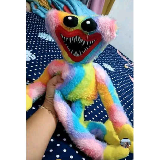 Boneka Huggy Wuggy Rainbow 40 cm boneka huggy waggy pelangi