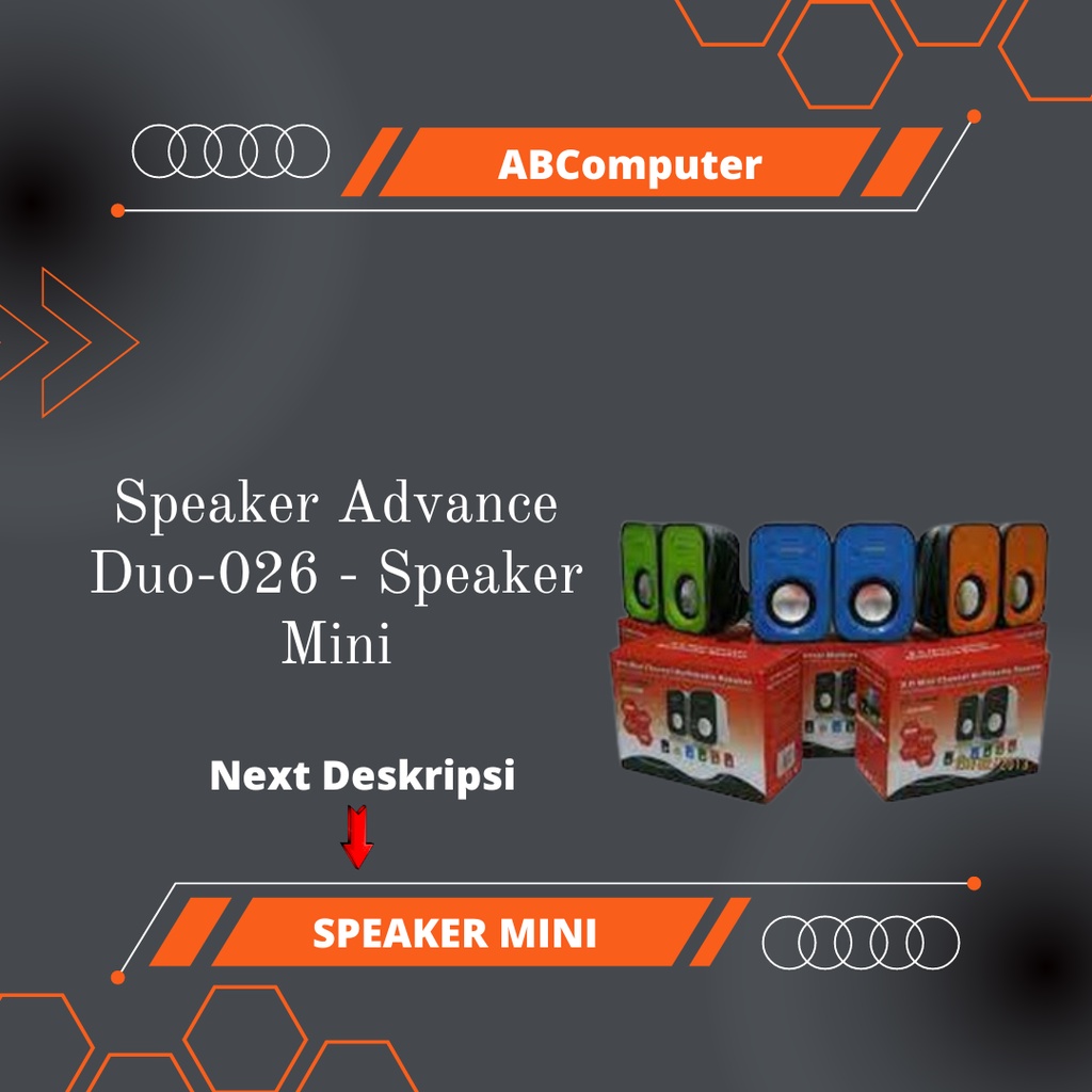 Speaker Advance Duo-026 - Speaker Mini BANDUNG