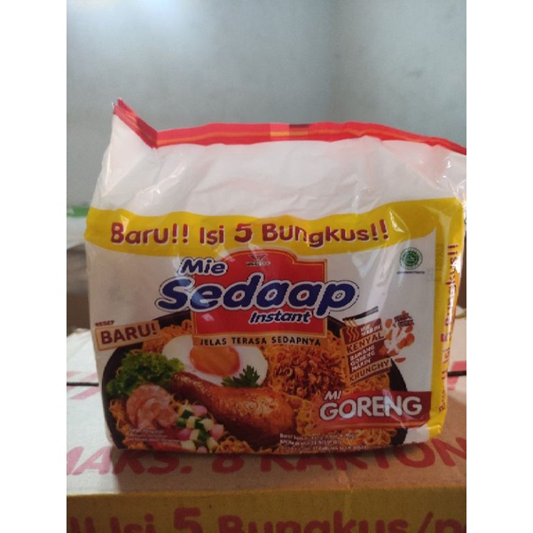 

Mie Instan Sedaap 1paket isi 5