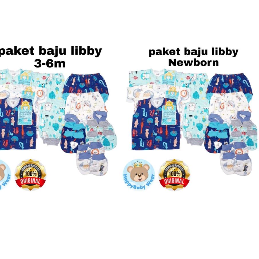 Terbaik NEW Paket baju libby NewBorn/3-6// set hadiah NewBorn Libby// paket baju bayi libby 